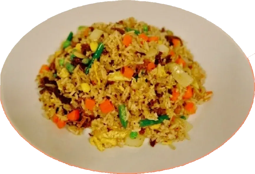 Plate of fried rice