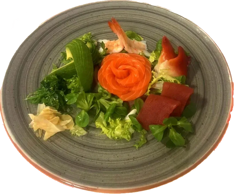 A plate of sashimi special